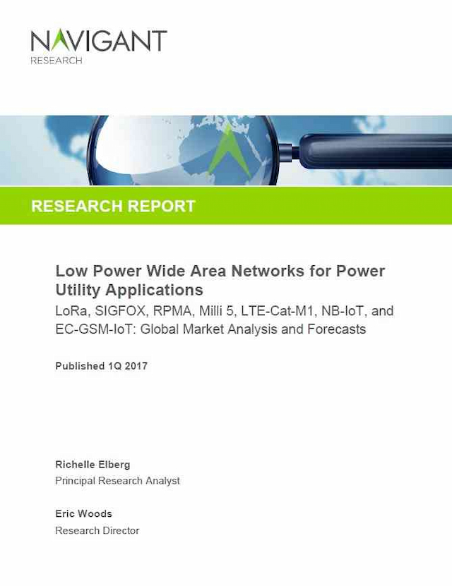 Low Power Wide Area Networks for Power Utility Applications