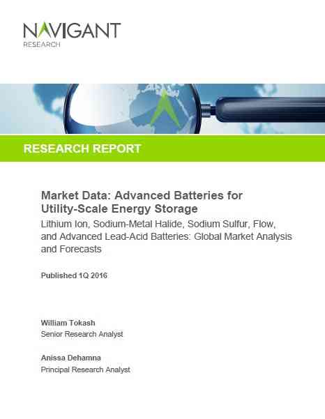 Market Data: Advanced Batteries for Utility-Scale Energy Storage