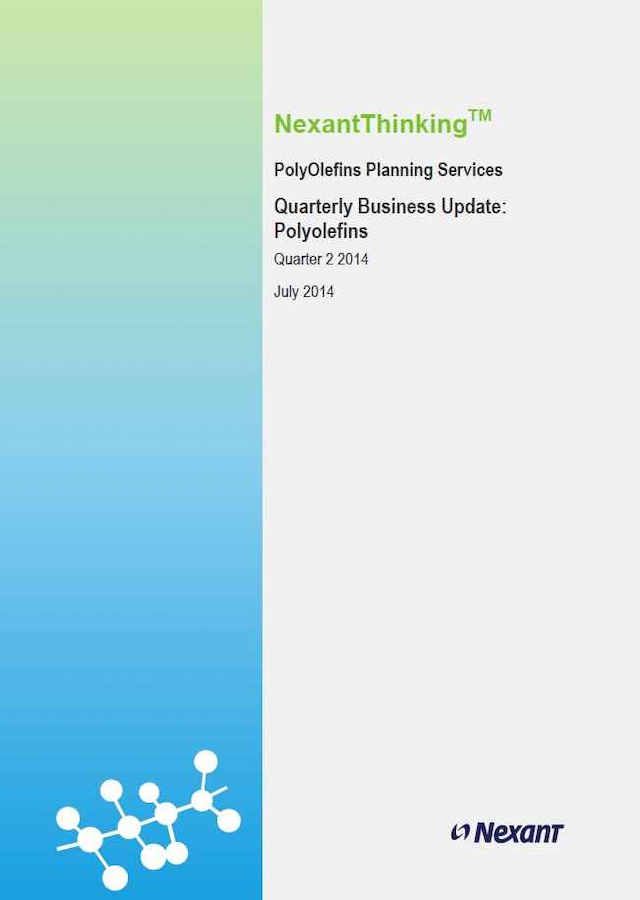 Quarterly Business Update - Polyolefins - July 2014
