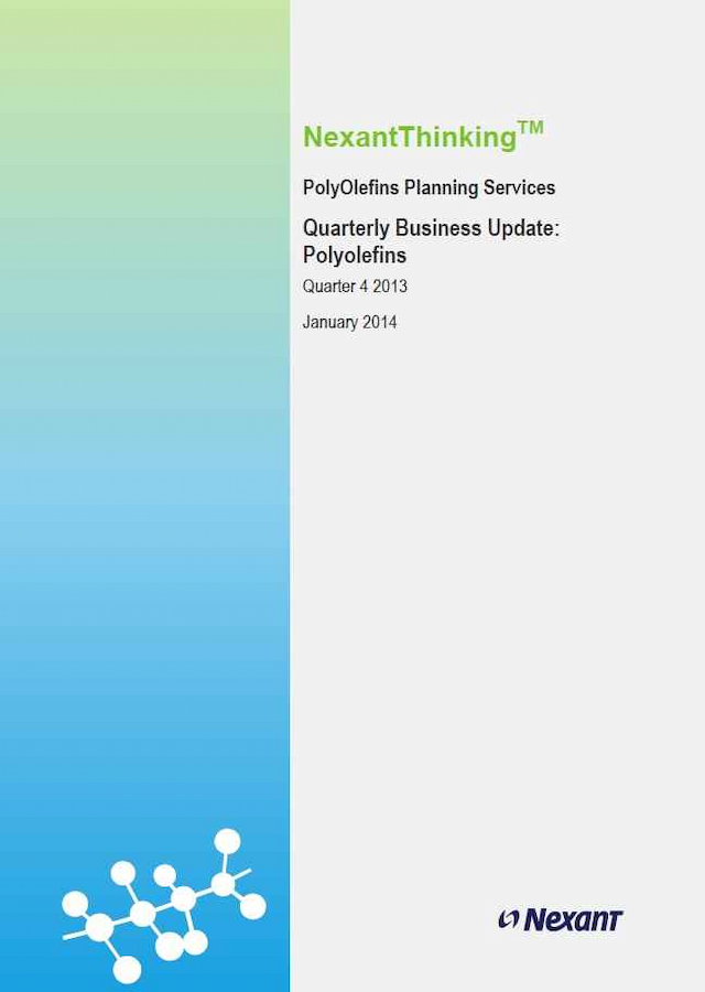 Quarterly Business Update - Polyolefins - January 2014