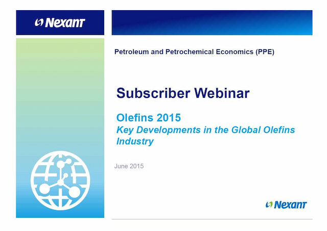 Webinar Presentation: Olefins - Key Industry Developments