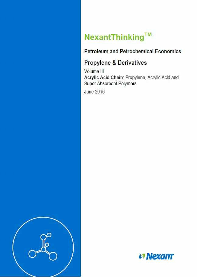 Petrochemical Market Dynamics - Propylene And Derivatives 2016 - Volume III: Acrylic Acid Chain