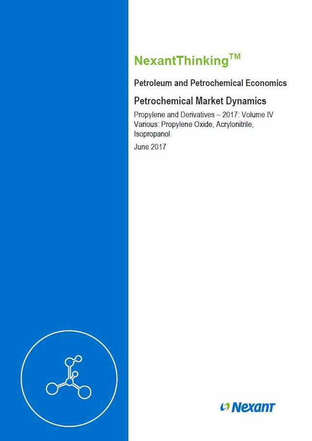 Petrochemical Market Dynamics - Propylene And Derivatives 2017 - Volume IV: Various: Propylene Oxide, IPA, Acrylonitrile