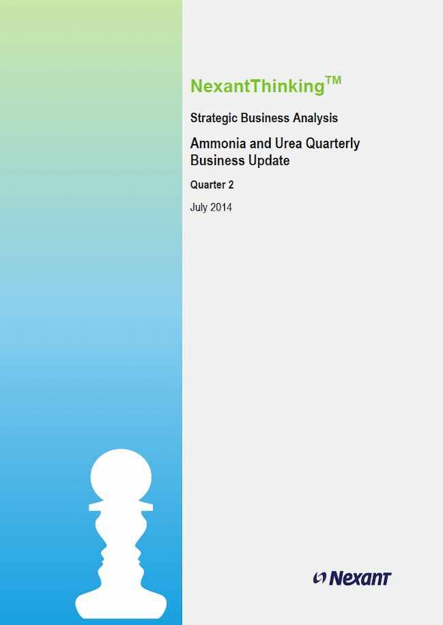 Ammonia and Urea Quarterly Business Update - Q2 2014