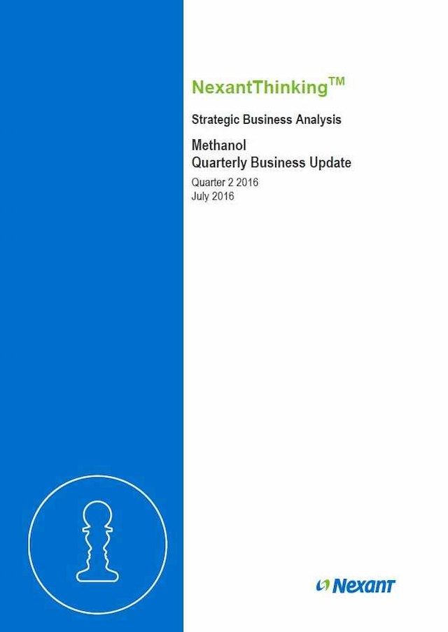 Methanol Quarterly Business Update - Q2 2016