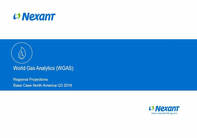 Regional Projections - Base Case - North America - Q3 2016